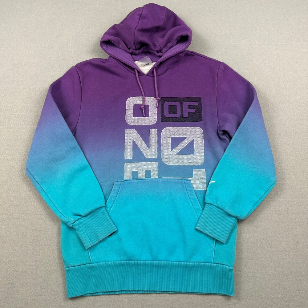 PUMA Hoodie Men Small Purple Teal Ombre One Of One LaMelo Ball Sweatshirt S *